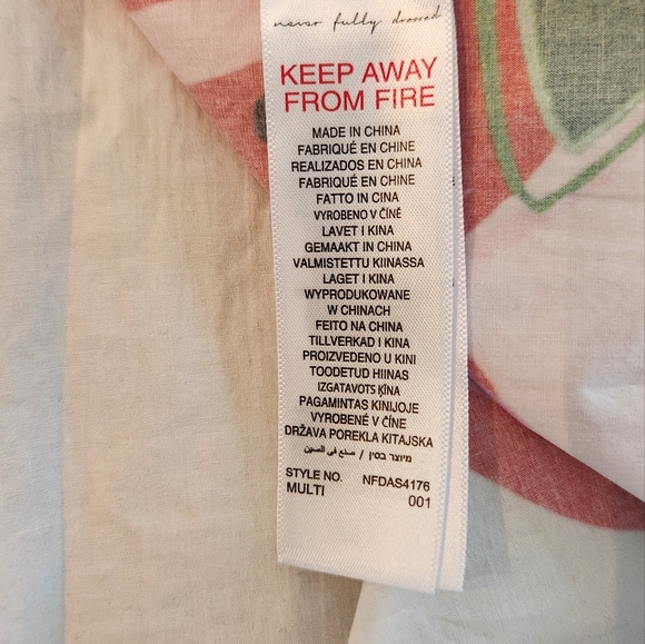 Never Fully Dressed Strawberry Print Maxi Dress - White and Pink - Picture 6 of 9